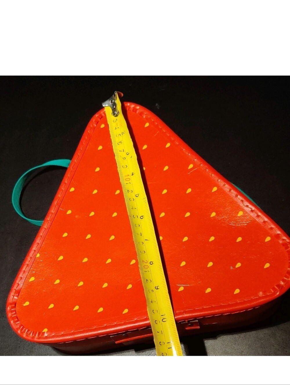 VTG. '70s Oversized Pop Art Strawberry Shaped Bag Case... - Picture 7 of 12
